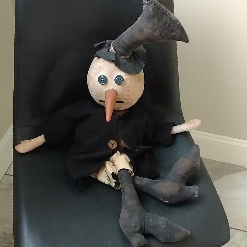 Handmade Vintage Snowman